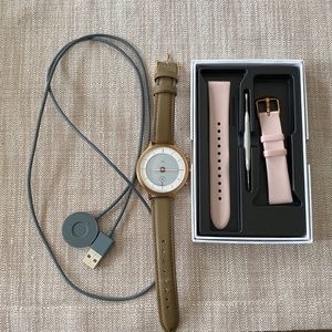 Fossil Hybrid Watch w/power cord & spare band
